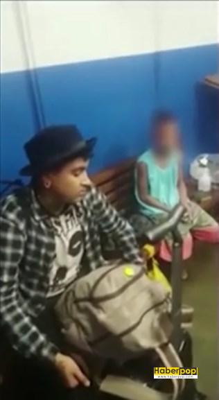 Polisin hava alanında açtığı bavuldan çocuk çıktı video haber