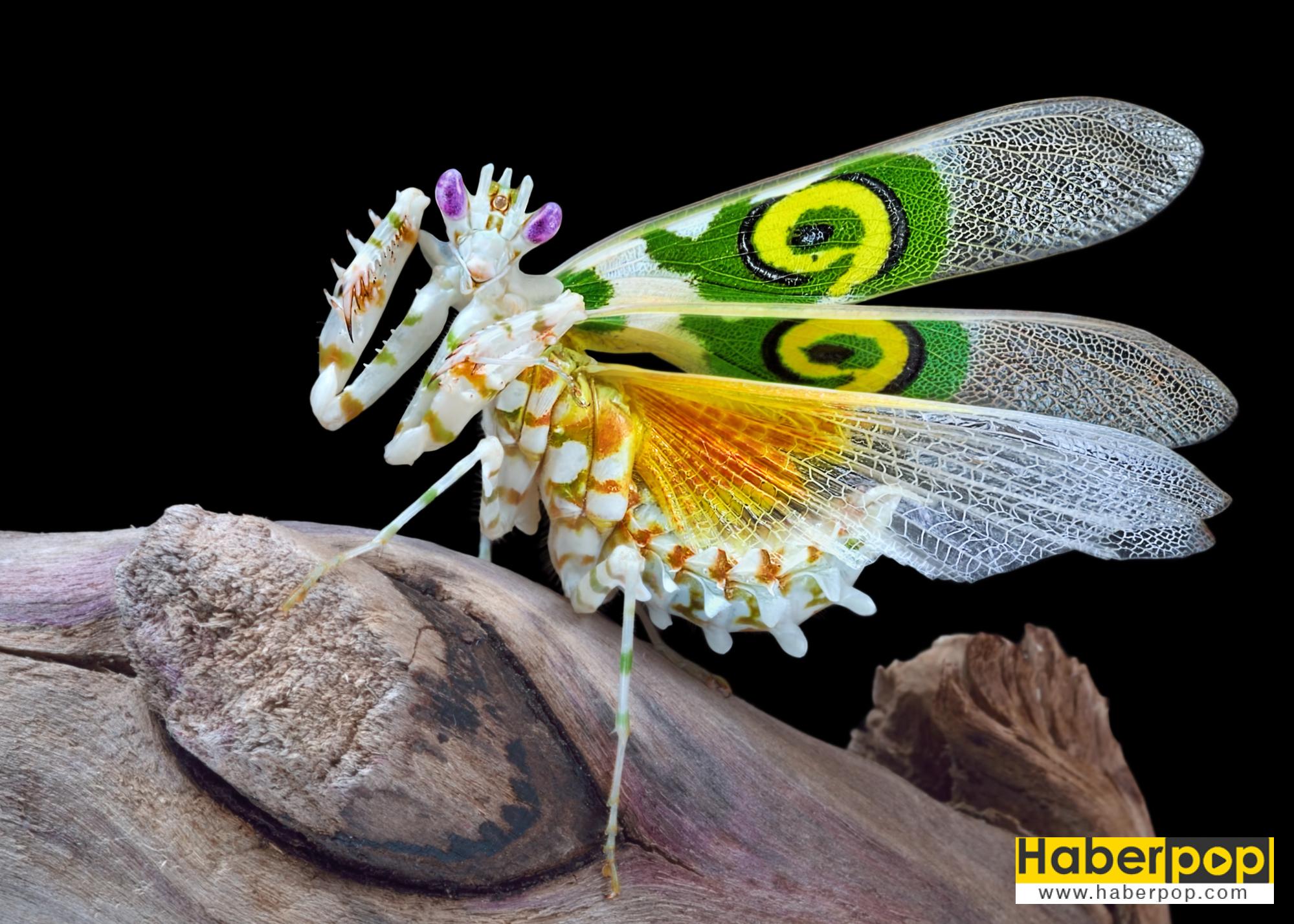 Böcek ilaçlama arama Dikenli Çiçek Peygamberdevesi (Spiny Flower Mantis / Pseudocreobotra wahlbergi)