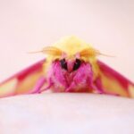 Birbirinden Güzel Böcek Türleri: Bu Galeri Böceklere Bakışınızı Değiştirecek Böcek Türleri Pembe Akçaağaç Güvesi Dryocampa rubicunda Rosy maple moth