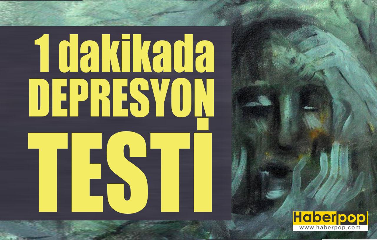 1 Dakikada Depresyon Testi Depresyon Belirtileri Ve Tedavisi Haberpop
