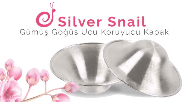 Silver Snail Gümüş Göğüs Ucu Koruyucu kapağı