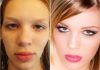 Makyajla değişen kadınların öncesi-sonrası fotoları