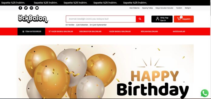 YCK BALON BASKILI BALON