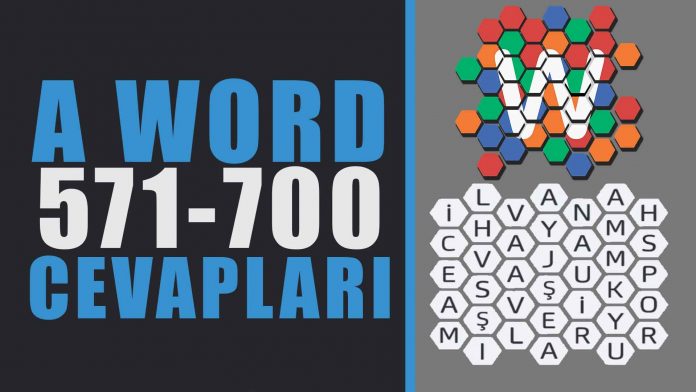 A Word Cevapları 571-700 Doğaüstü Bölüm Sonu