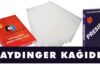 Aydınger Kâğıdı Ne İçin Kullanılır? Aydınger Kâğıdı Ne İçin Kullanılır?