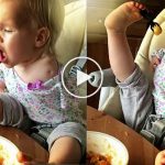 Kolları olmayan bebeğin inanılmaz yeteneği