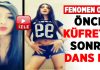 Kamerada önce küfredip sonra twerk dansı yapan kız