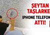 Şeytan taşlama sırasında şeytana iPhone atan adam