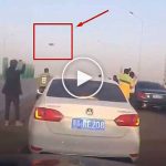 Otobanda UFO görüntülendi iddiası heyecanlandırdı